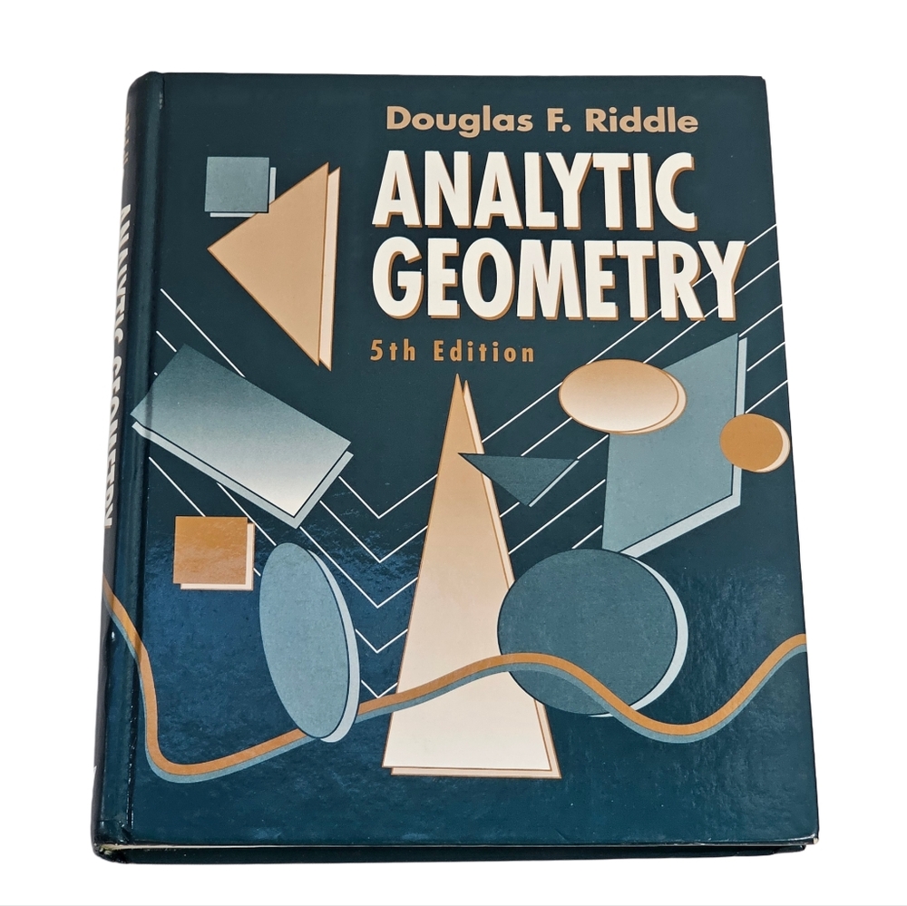 Analytical Geometry 5th Edition Hardcover Textbook Douglas Riddle 1992 Formulas